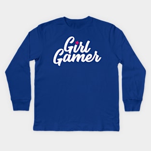 Girl Gamer Kids Long Sleeve T-Shirt